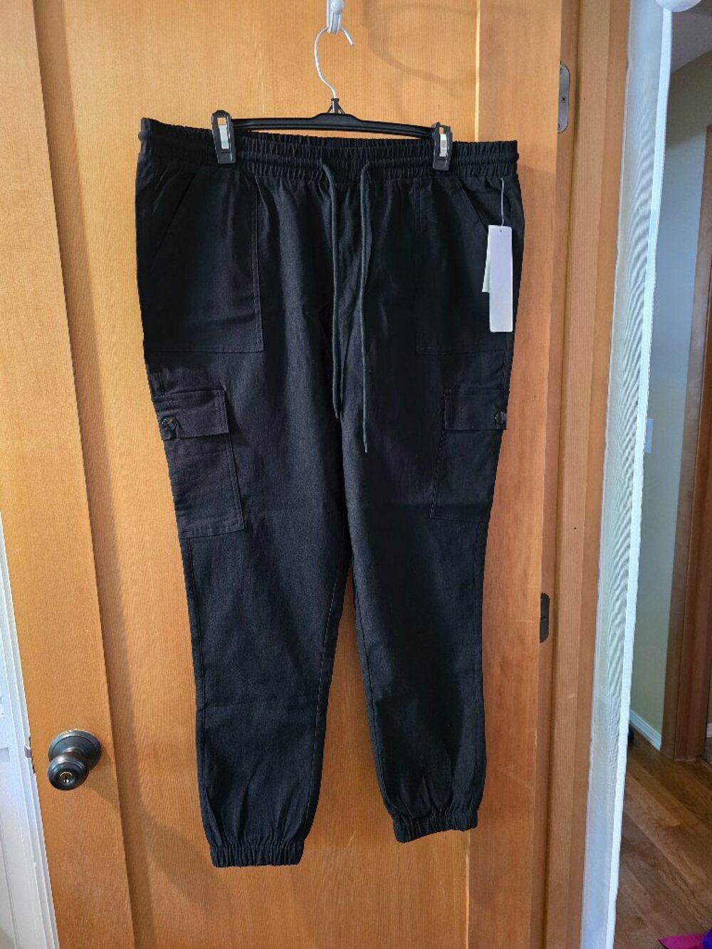 Madden Girl NWT Black Cargo Jogger Pants